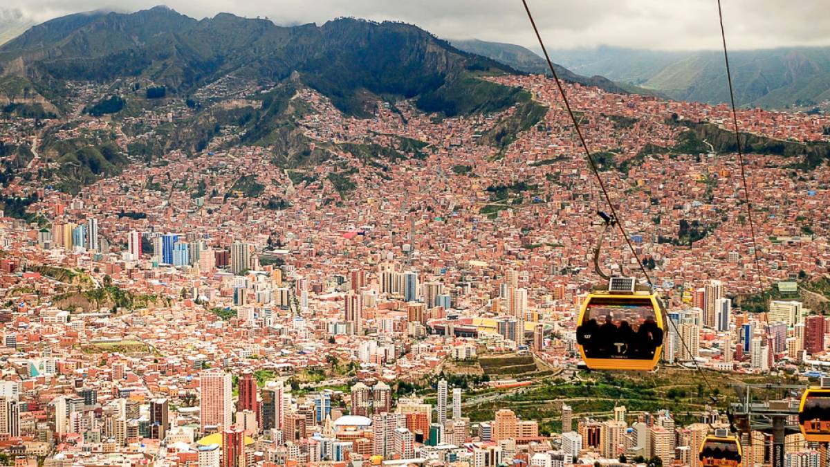 Seilbahn La Paz | © Snowscat, Unslpash / Chamäleon Seilbahn La Paz | © Snowscat, Unslpash / Chamäleon