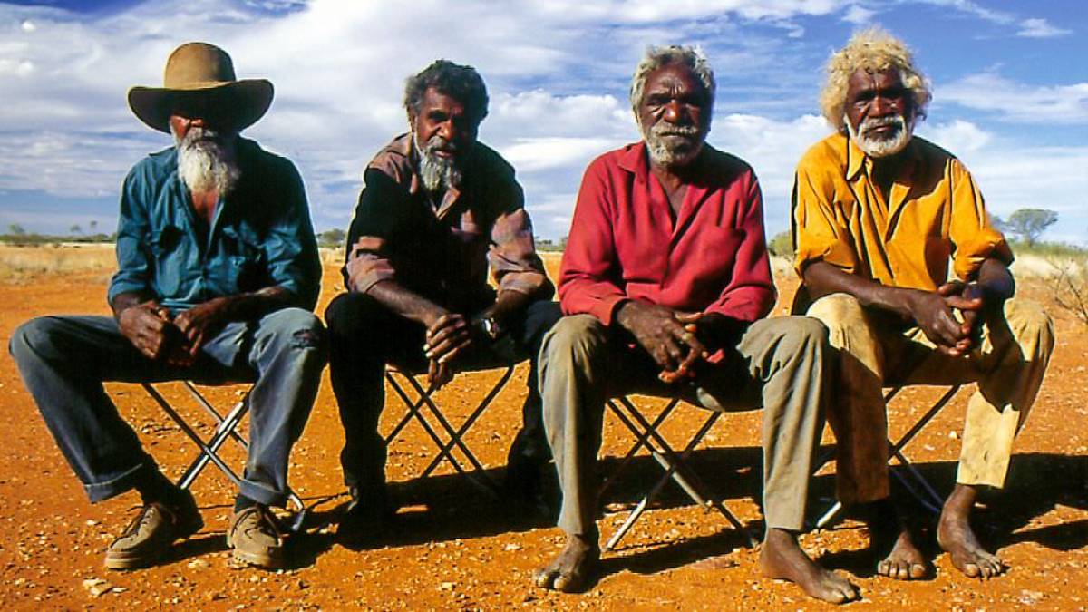 Vier alte Aboriginals | © Chamäleon Vier alte Aboriginals | © Chamäleon